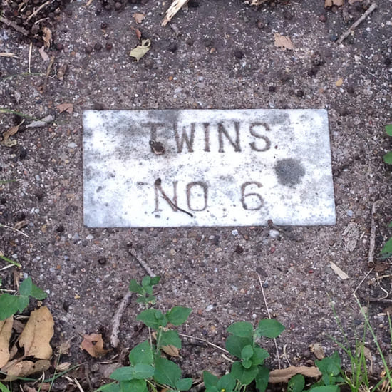 Neoznačený hrob dvojčat